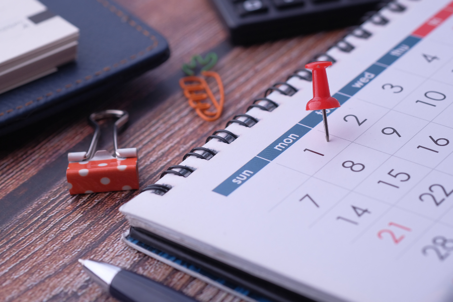calendário