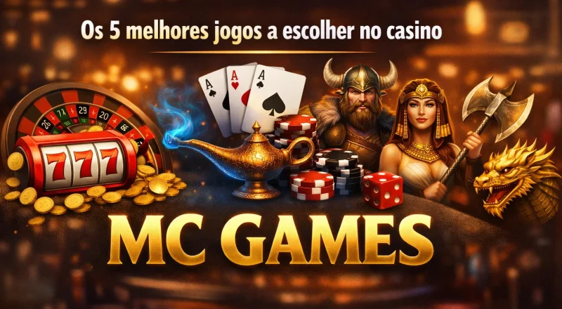 Os 5 melhores jogos a escolher no casino MC Games